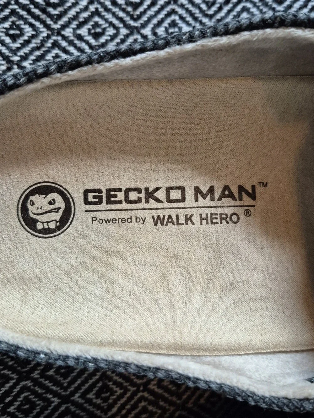 Gecko Man by Walk Hero Men’s Slip-on Arch Support Shoes Size 9 NEVER WORN